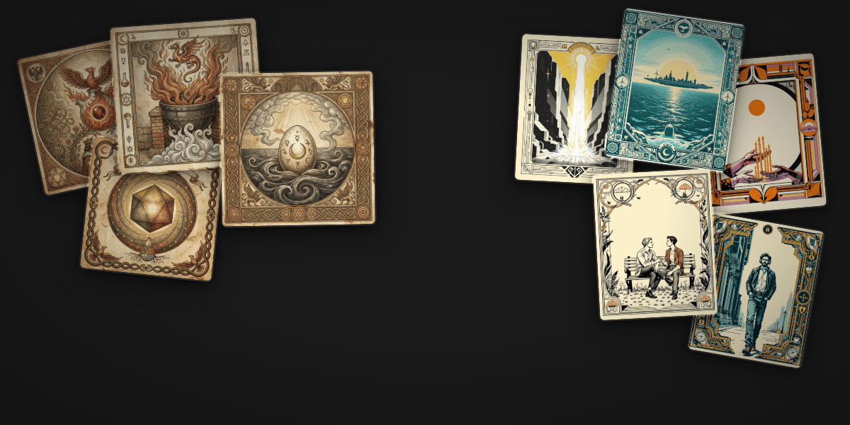 Alchemy Arcana card from the AI-generated card deck