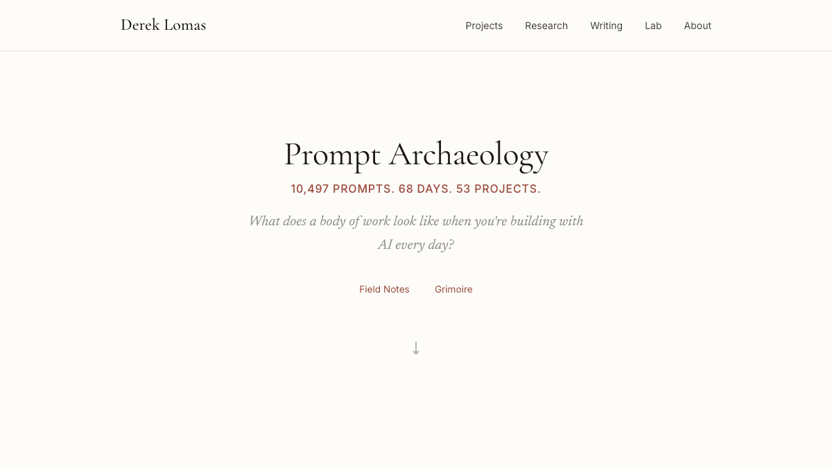 Prompt Archaeology