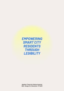 Empowering smart city residents through legibility