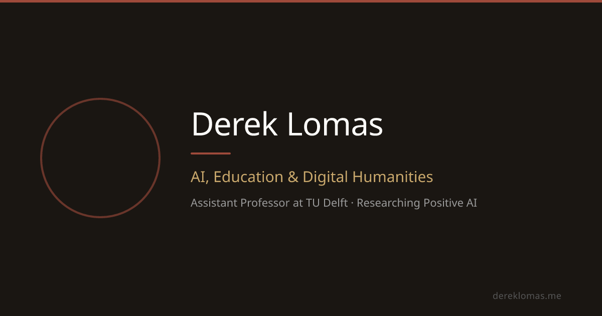 Positive AI & Digital Humanities